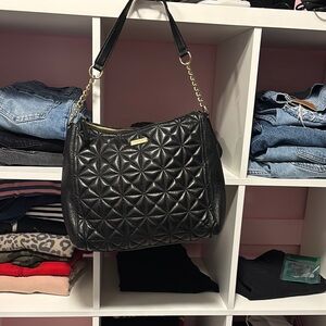 Kate Spade Black Astor Court Quilted Shoulder Bag . In great shape :).
